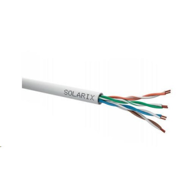 Inštalačný kábel Solarix UTP, Cat5E, licna, PVC, krabica 305m SXKL-5E-UTP-PVC-GY