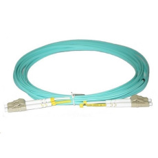 Duplexní patch kabel MM 50/125, OM3, LC-LC, LS0H, 0,5m
