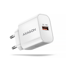 BAZAR - AXAGON ACU-QC18W, nabíječka do sítě 18W, 1x port USB-A, QC3.0/AFC/Apple, bílá - Poškozený obal (Náhradní krabice BAZAR - AXAGON ACU-QC18W, nabíječka do sítě 18W, 1x port USB-A, QC3.0/AFC/Apple, bílá - Poškozený obal (Náhradní krabice
