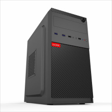 BAZAR - 1stCOOL skříň STEP 5, micro tower, AU, USB 3.0, bez zdroje, černá, poškozený obal