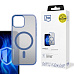 3mk ochranný kryt Frosty MagCase Blue pro Apple iPhone 12/12 Pro
