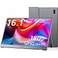 Arzopa Z3FC Portable Monitor 16.1" 180hz IPS 2K 1440P Metal Housing Přenosný monitor + pouzdro