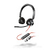 Poly Blackwire 3320 MS Teams náhlavní souprava, USB-C/A adaptér, stereo