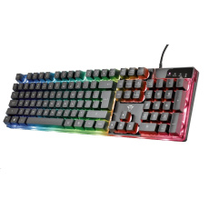 BAZAR - TRUST herní klávesnice GXT 835 Azor Illuminated Gaming Keyboard - Poškozený obal (Komplet)
