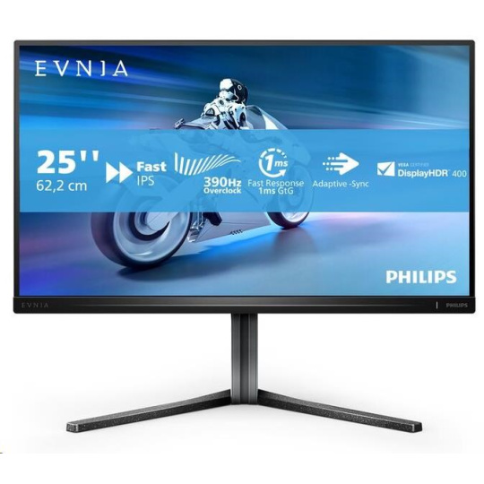 Philips MT 24,5" 25M2N5200U - 1920x1080,Fast IPS,360Hz (OC 390Hz),2xHDMI,DP,Pivot
