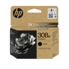 HP 308e EvoMore Black Original Ink Cartridge (320 pages)
