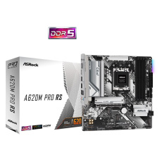 BAZAR - ASRock MB Sc AM5 A620M Pro RS, AMD A620, 4xDDR5, HDMI, DP - Po opravě (Bez příšlušenství)