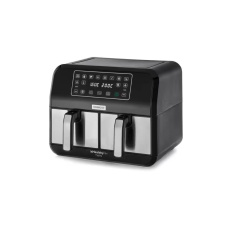 Kenwood kHealthy horkovzdušná fritéza, 1700 W, se dvěma zásuvkami, 4+4 l, 8 programů, černá