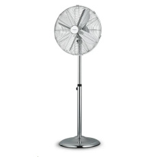 Orava SF-200 X stojanový kovový ventilátor, 3 stupně rychlosti, automatické otáčení, stříbrná