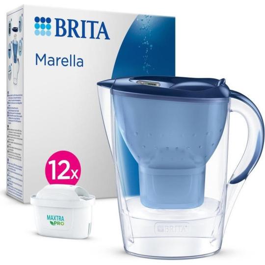 BAZAR - Brita Marella Maxtra filtrační konvice + 12x filtrační patrona - Poškozený obal (Komplet) BAZAR - Brita Marella Maxtra filtrační konvice + 12x filtrační patrona - Poškozený obal (Komplet)