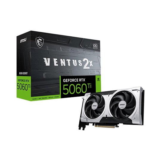 BAZAR - MSI VGA NVIDIA GeForce RTX 5060 Ti 8G VENTUS 2X OC PLUS, RTX 5060 Ti, 8GB GDDR7, 3xDP, 1xHDMI - Poškozený obal ( BAZAR - MSI VGA NVIDIA GeForce RTX 5060 Ti 8G VENTUS 2X OC PLUS, RTX 5060 Ti, 8GB GDDR7, 3xDP, 1xHDMI - Poškozený obal (
