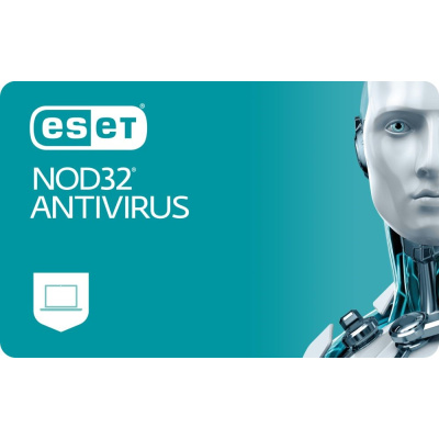 ESET NOD32 Antivirus: Elektronická licencia pre 2 PC na 1 rok