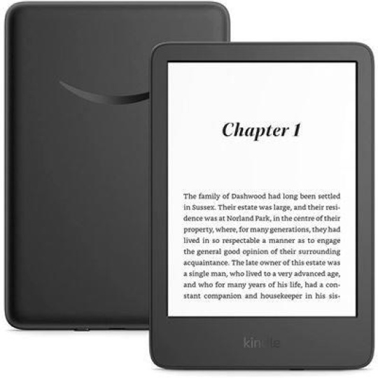 Amazon Kindle (2024) adds - černá / otevřené