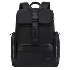 MYBALO ASTON Perfektní volba pro minimalisty s dobrým vkusem  6 ikon: - Nejtenčí batoh - Elegantní - Kapsa na notebook do 15,6" - Kapsa na tablet do 9" - Otevírání o 180 stupňů - USB a USB-C port - Drží tvar - Voděodolný - Skryté kapsy  Elegantní a minimalistický Jedná se o velmi elegantní a minimalistický batoh. S tímto parťákem neuděláte chybu při běžném nošení do města, ani na důležité schůzce.  Tenký batoh MYBALO Aston je batoh s vůbec nejmenší hloubkou z naší nabídky. Díky tomu působí elegantně a minimalisticky, ale i přesto se do něj vejdou všechny vaše nezbytnosti.  Kvalitní voděodolný materiál, dlouhá životnost Kvalitní umělá kůže zajišťuje trvanlivost a odolnost batohu proti vodě a opotřebení. MYBALO Aston tak bude vaším společníkem opravdu dlouho.  Drží tvar Batoh si zachovává svůj tvar také v případě, že jej budete mít úplně prázdný.  Vestavěný USB a USB-C port Nabíjejte svá elektronická zařízení kdekoli a kdykoli díky vestavěnému USB a USB-C portu.  Popruh k uchycení na kufr Cestujte pohodlně. Kdykoli chcete mít volná záda, jednoduše připevněte batoh na rukojeť svého kufru.  Pohodlné polstrování Užijte si komfortní nošení díky kvalitnímu a prodyšnému polstrování ramenních popruhů a zádové části.  Další praktické kapsy Zorganizujte si pohodlně a snadno své věci díky množství vychytaných kapes.  Skryté kapsy V zádové části a na ramenním popruhu najdete skryté kapsy pro bezpečné uložení cenností.  Vnitřní kapsy Vnitřní kapsy slouží pro snadnou organizaci všech vašich věcí.  Přední kapsa Přední kapsa je určena pro věci, které chcete mít rychle a snadno po ruce.  Parametry: - Rozměry: 46 x 30 x 9 cm - Objem: 11 l - Hmotnost: 1,19 kg - Kapsa na notebook: Ano (do vel. 15,6") - Kapsa na tablet: Ano (do vel. 9") - USB port: Ano - Voděodolnost: Ano - Hlavní materiál: Ekokůže + Polyester - Podšívka: Polyester - Barva: Černá