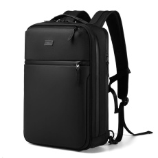 MYBALO ASTON Perfektní volba pro minimalisty s dobrým vkusem  6 ikon: - Nejtenčí batoh - Elegantní - Kapsa na notebook do 15,6" - Kapsa na tablet do 9" - Otevírání o 180 stupňů - USB a USB-C port - Drží tvar - Voděodolný - Skryté kapsy  Elegantní a minimalistický Jedná se o velmi elegantní a minimalistický batoh. S tímto parťákem neuděláte chybu při běžném nošení do města, ani na důležité schůzce.  Tenký batoh MYBALO Aston je batoh s vůbec nejmenší hloubkou z naší nabídky. Díky tomu působí elegantně a minimalisticky, ale i přesto se do něj vejdou všechny vaše nezbytnosti.  Kvalitní voděodolný materiál, dlouhá životnost Kvalitní umělá kůže zajišťuje trvanlivost a odolnost batohu proti vodě a opotřebení. MYBALO Aston tak bude vaším společníkem opravdu dlouho.  Drží tvar Batoh si zachovává svůj tvar také v případě, že jej budete mít úplně prázdný.  Vestavěný USB a USB-C port Nabíjejte svá elektronická zařízení kdekoli a kdykoli díky vestavěnému USB a USB-C portu.  Popruh k uchycení na kufr Cestujte pohodlně. Kdykoli chcete mít volná záda, jednoduše připevněte batoh na rukojeť svého kufru.  Pohodlné polstrování Užijte si komfortní nošení díky kvalitnímu a prodyšnému polstrování ramenních popruhů a zádové části.  Další praktické kapsy Zorganizujte si pohodlně a snadno své věci díky množství vychytaných kapes.  Skryté kapsy V zádové části a na ramenním popruhu najdete skryté kapsy pro bezpečné uložení cenností.  Vnitřní kapsy Vnitřní kapsy slouží pro snadnou organizaci všech vašich věcí.  Přední kapsa Přední kapsa je určena pro věci, které chcete mít rychle a snadno po ruce.  Parametry: - Rozměry: 46 x 30 x 9 cm - Objem: 11 l - Hmotnost: 1,19 kg - Kapsa na notebook: Ano (do vel. 15,6") - Kapsa na tablet: Ano (do vel. 9") - USB port: Ano - Voděodolnost: Ano - Hlavní materiál: Ekokůže + Polyester - Podšívka: Polyester - Barva: Černá