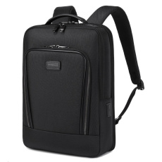 MYBALO ASTON Perfektní volba pro minimalisty s dobrým vkusem  6 ikon: - Nejtenčí batoh - Elegantní - Kapsa na notebook do 15,6" - Kapsa na tablet do 9" - Otevírání o 180 stupňů - USB a USB-C port - Drží tvar - Voděodolný - Skryté kapsy  Elegantní a minimalistický Jedná se o velmi elegantní a minimalistický batoh. S tímto parťákem neuděláte chybu při běžném nošení do města, ani na důležité schůzce.  Tenký batoh MYBALO Aston je batoh s vůbec nejmenší hloubkou z naší nabídky. Díky tomu působí elegantně a minimalisticky, ale i přesto se do něj vejdou všechny vaše nezbytnosti.  Kvalitní voděodolný materiál, dlouhá životnost Kvalitní umělá kůže zajišťuje trvanlivost a odolnost batohu proti vodě a opotřebení. MYBALO Aston tak bude vaším společníkem opravdu dlouho.  Drží tvar Batoh si zachovává svůj tvar také v případě, že jej budete mít úplně prázdný.  Vestavěný USB a USB-C port Nabíjejte svá elektronická zařízení kdekoli a kdykoli díky vestavěnému USB a USB-C portu.  Popruh k uchycení na kufr Cestujte pohodlně. Kdykoli chcete mít volná záda, jednoduše připevněte batoh na rukojeť svého kufru.  Pohodlné polstrování Užijte si komfortní nošení díky kvalitnímu a prodyšnému polstrování ramenních popruhů a zádové části.  Další praktické kapsy Zorganizujte si pohodlně a snadno své věci díky množství vychytaných kapes.  Skryté kapsy V zádové části a na ramenním popruhu najdete skryté kapsy pro bezpečné uložení cenností.  Vnitřní kapsy Vnitřní kapsy slouží pro snadnou organizaci všech vašich věcí.  Přední kapsa Přední kapsa je určena pro věci, které chcete mít rychle a snadno po ruce.  Parametry: - Rozměry: 46 x 30 x 9 cm - Objem: 11 l - Hmotnost: 1,19 kg - Kapsa na notebook: Ano (do vel. 15,6") - Kapsa na tablet: Ano (do vel. 9") - USB port: Ano - Voděodolnost: Ano - Hlavní materiál: Ekokůže + Polyester - Podšívka: Polyester - Barva: Černá