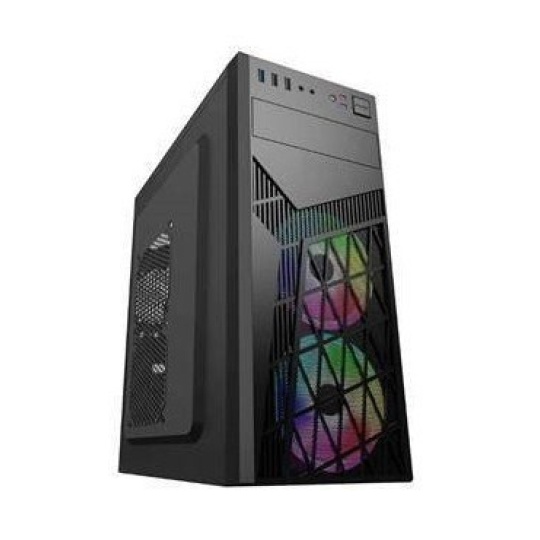 BAZAR - EUROCASE skříň ML N6-560B, Midi Tower, 2x USB 3.0, 2x audio, bez zdroje - Po opravě