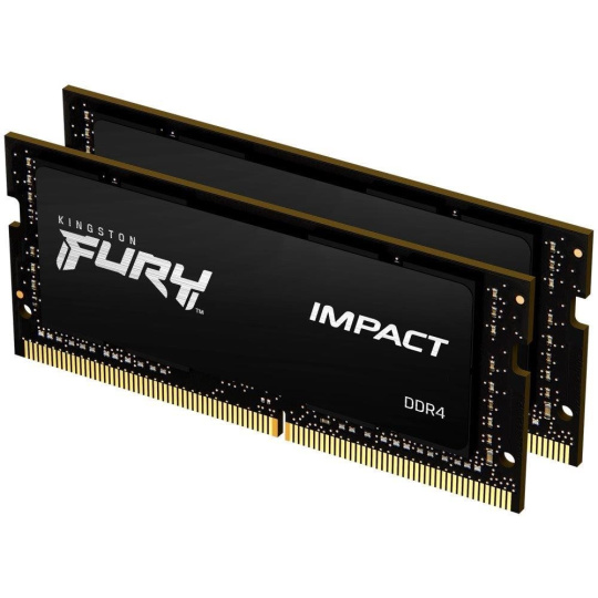 BAZAR KINGSTON SODIMM DDR4 64GB (Kit of 2) 3200MT/s CL20 FURY Impact (ROZBALENO)