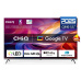 CHiQ U55QM9V TV 55", UHD, QLED, Google TV 5.0, DLG 120 Hz, MEMC