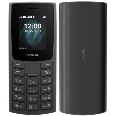 BAZAR - Nokia 105 Dual SIM, 4G, černá (2023), (CZ, SK, HU), poškozený obal
