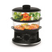 Tefal Convenient VC140131 parní hrnec, 900 W, 6 l, miska na rýži, černá