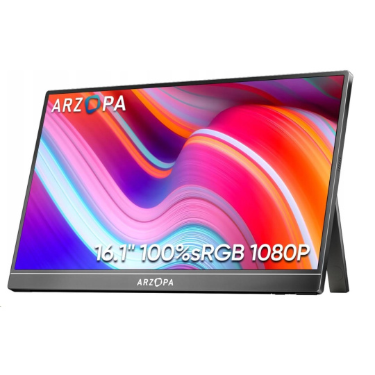 Arzopa Z1C Portable Monitor 16.1" IPS Full HD 1080p Metal Housing Přenosný monitor