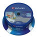 VERBATIM BD-R SL Datalife (25-pack)Blu-Ray/Spindle/6x/25GB Wide Printable