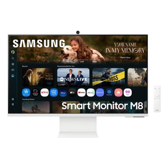 BAZAR - #SAMSUNG MT LED LCD 32" Smart Monitor M8 (M80F) VA, UHD, 60hz, 4ms, hdmi, usb-c, speaker, pivot - Poškozený obal