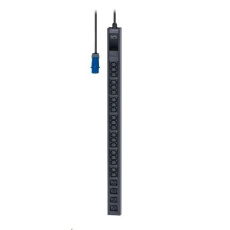 APC Easy PDU, Basic, ZeroU, 16A, 230V, (20)C13 a (4)C19, IEC 309 16A 2P+E (3m)