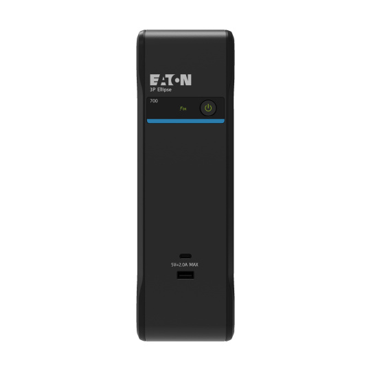 Eaton 3P Ellipse UPS DIN USB, 900 VA, 540 W, Vstup: C14, Výstupy: (3) Typ E, (1) Pouze přepěťová ochrana Typ E, Tower