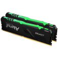 KINGSTON DIMM DDR4 64GB (Kit of 2) 3200MT/s CL16 FURY Beast RGB