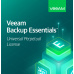 Veeam Backup Essentials Universal Perpetual License. Inc. Ent. Plus Ed. features. 1Y of Prod. (24/7) Supp. is inc. EDU
