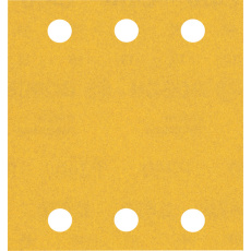 Bosch brusný papír EXPERT C470 se 6 otvory pro vibrační brusky 115 × 107 mm, G 240, 10 ks