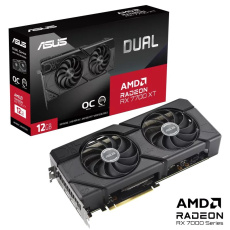 ASUS VGA AMD Radeon RX 7700 XT DUAL OC 12G, 12G GDDR6, 3xDP, 1xHDMI