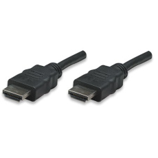 MANHATTAN Vysokorýchlostný kábel HDMI 3D, samec na samca, tienený, čierny, 10 m MANHATTAN Vysokorýchlostný kábel HDMI 3D, samec na samca, tienený, čierny, 10 m
