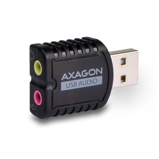 AXAGON ADA-10, USB 2.0 - Externá zvuková karta MINI, 48 kHz/16-bit stereo, vstup USB-A