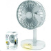 Platinet PRDF0326 stolní přenosný ventilátor nabíjecí 19cm