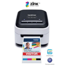 Tlačiareň štítkov BROTHER FOTO - VC500W - WIFI, USB, farebná bez atramentu - integrovaná rezačka Tlačiareň štítkov BROTHER FOTO - VC500W - WIFI, USB, farebná bez atramentu - integrovaná rezačka
