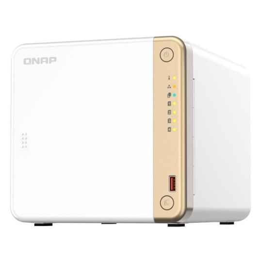 QNAP TS-462-4G(2C/Intel® Celeron® N4505/2,9GHz/4GBRAM/4x3,5"SATA/1x2,5GbE/2xUSB3.2/1xHDMI/2xM.2PCIe)