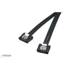 AKASA Super tenký dátový kábel SATA3 pre HDD, SSD a optické mechaniky, čierny, 50 cm