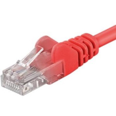 PremiumCord Patch kabel UTP RJ45-RJ45 CAT6 10m červená PremiumCord Patch kabel UTP RJ45-RJ45 CAT6 10m červená