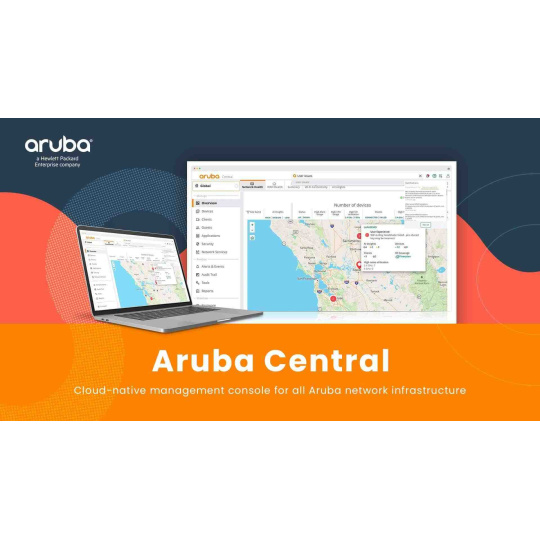Aruba Central On-Premises Switch 62xx or 29xx Foundation 3 year Subscription E-STU