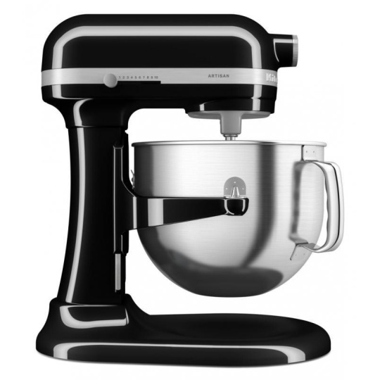 KitchenAid Artisan 5KSM70SHXEOB Kuchyňský robot - 11 rychlostí, planetární systém, celokovová konstrukce, lesklá černá KitchenAid Artisan 5KSM70SHXEOB Kuchyňský robot - 11 rychlostí, planetární systém, celokovová konstrukce, lesklá černá