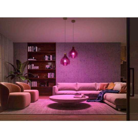 Philips Hue White and Color Ambiance 9W 1100 E27 malý starter kit