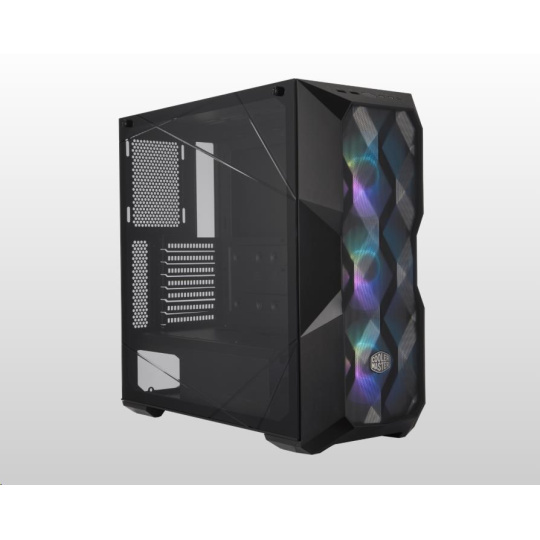 Cooler Master case MasterBox TD500 Mesh, E-ATX, Průhledná bočnice, 3x 120mm ARGB Fan, Černá
