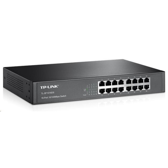 TP-Link switch TL-SF1016DS (16x100Mb/s, fanless)