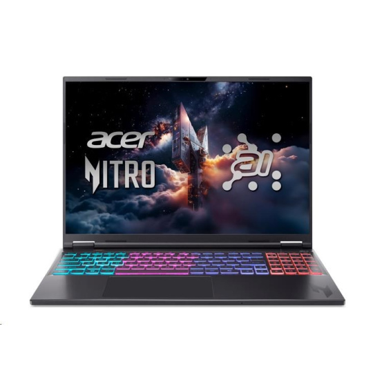 ACER NTB Nitro 16S AI (AN16S-61-R6XA),R9 AI 365,16"WQXGA,32GB,1TB SSD,RTX 5070Ti,W11H,Black