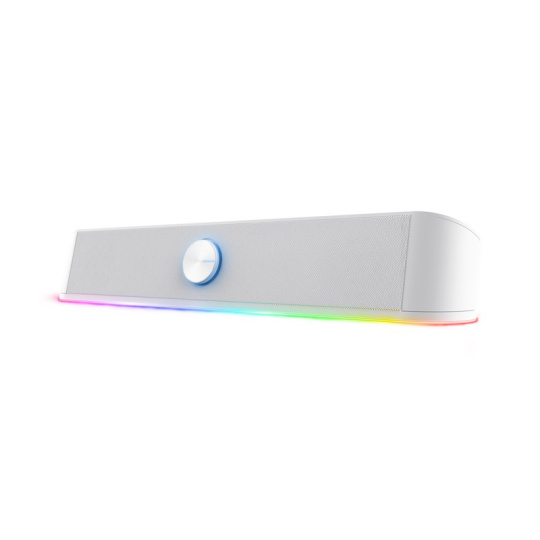 TRUST reproduktor GXT 619W Thorne RGB Illuminated Soundbar, bílá