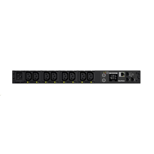 CyberPower Rack PDU, prepínaná, 1U, 16A, (8)C13, IEC-320 C20