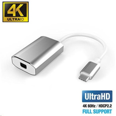 Adaptér PremiumCord USB-C na mini DisplayPort, rozlíšenie 4K*2K@60Hz Adaptér PremiumCord USB-C na mini DisplayPort, rozlíšenie 4K*2K@60Hz